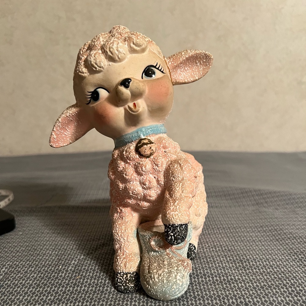 Vintage MCM Lamb Planter